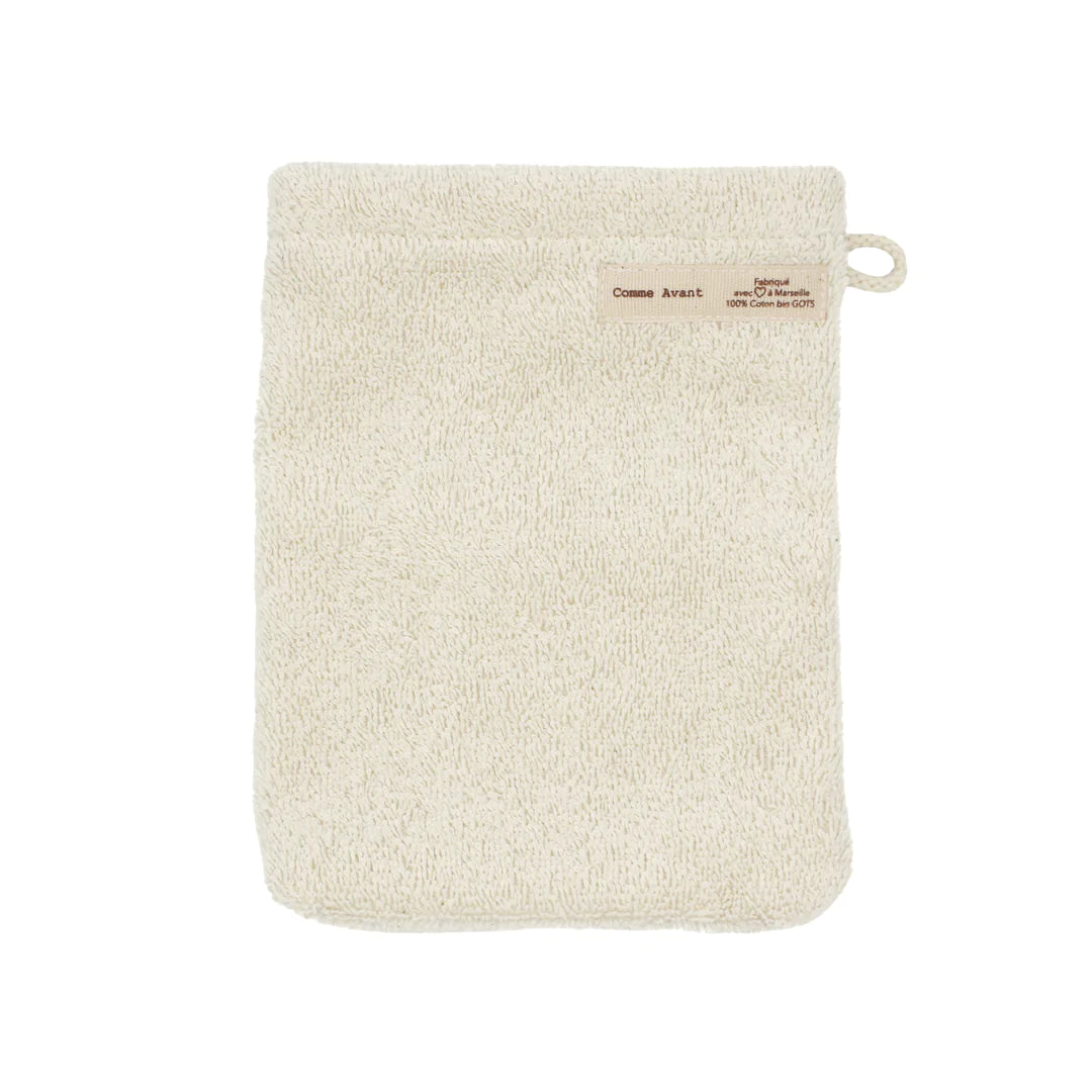 Comme Avant As Before Cotton washcloth mitt